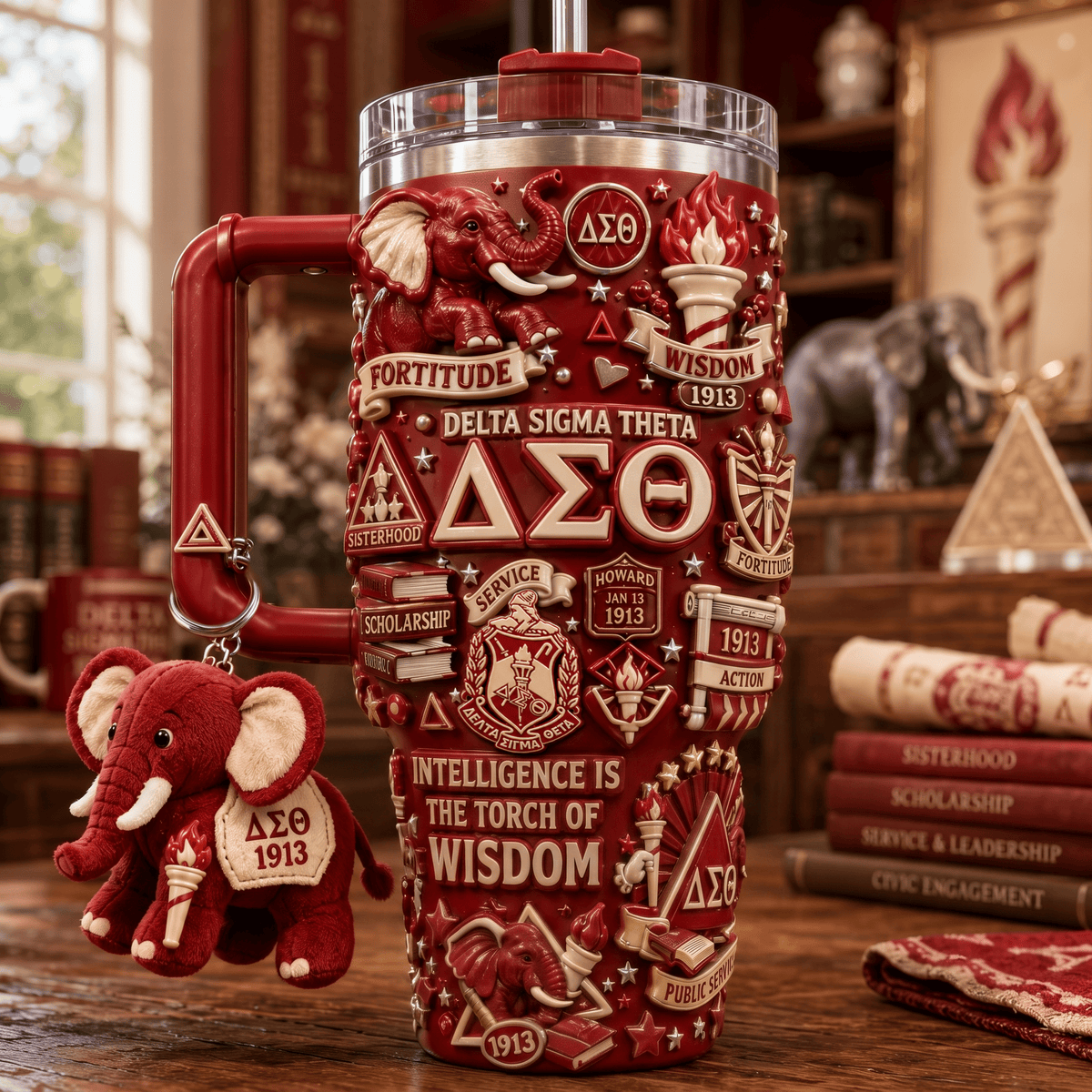 DST 40oz Tumbler With Handle HTTT